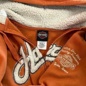 Vintage Harley Davidson zip up